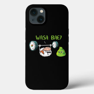 Sushi Wasabi Kawaii Japanese funny puns anime otak iPhone 13 Case