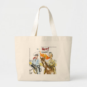 #Sushi Wasabi Of The Old West Funny Gifts Etc Large Tote Bag