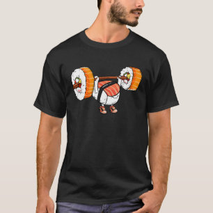 Sushi Weight Lifting Shirt Fitness Workout Trainin