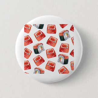 Sushi with salmon - Syake-maki 6 Cm Round Badge