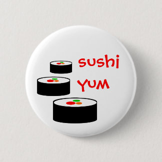 Sushi Yum 6 Cm Round Badge