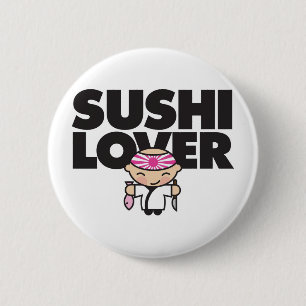 sushilover 6 cm round badge