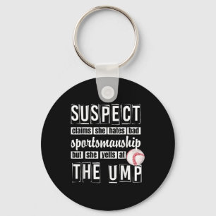 Suspect Claims She Hates Bad Sportmanship But She  Key Ring