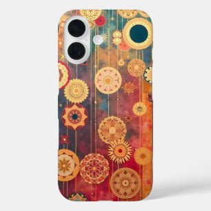 Suspended Gold iPhone 16 Case