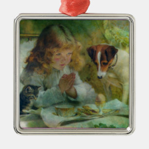 Suspense, Grunge Digital Art Metal Tree Decoration