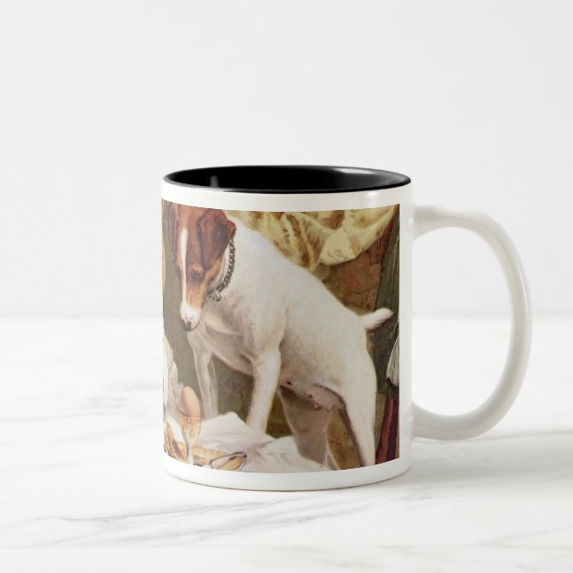 Suspense, poster Two-Tone coffee mug (Right)