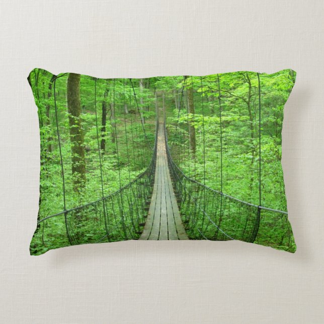 Suspension Bridge Decorative Cushion (Front)