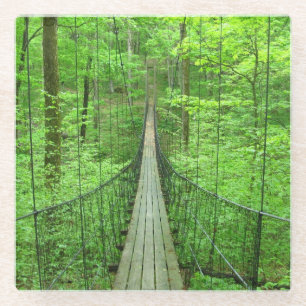 Suspension Bridge Glass Coaster