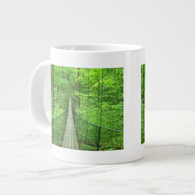 Suspension Bridge Large Coffee Mug (Front Left)