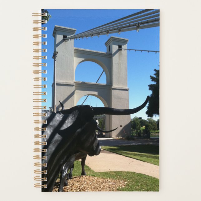 Suspension Bridge, Waco, TX Planner (Front)