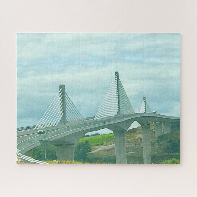 Suspension Bridge Waterford Ireland. Jigsaw Puzzle (Horizontal)