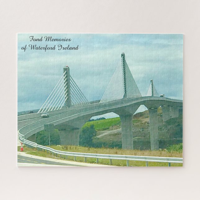 Suspension Bridge Waterford Ireland. Jigsaw Puzzle (Horizontal)