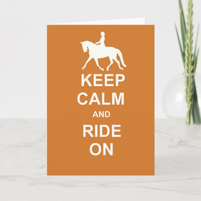 SUSPENSION KEEP CALM Greeting Card (Front)