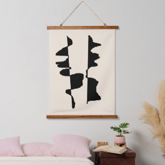 Suspension Murale "Abstrait Dual Face" Hanging Tapestry