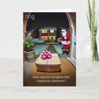 Suspicious Santa Christmas Greeting Card 2024