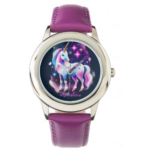 süßes Einhorn vor einem funkelnden Sternenhimmel Watch