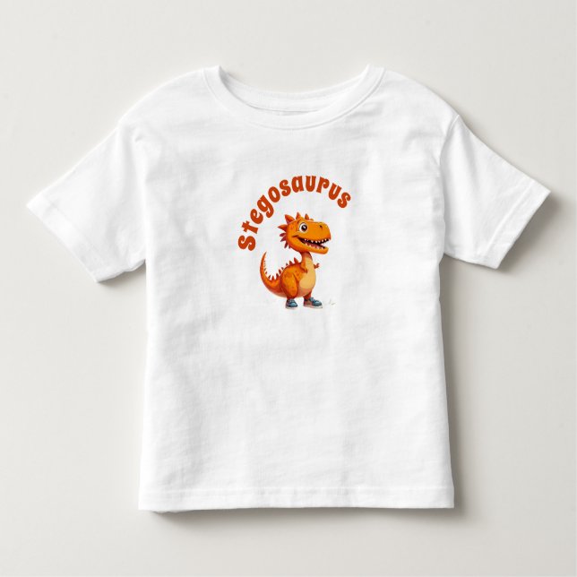 Süßes Stegosaurus Toddler T-Shirt (Front)
