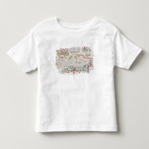 Sussex, engraved by Jodocus Hondius from John Toddler T-Shirt