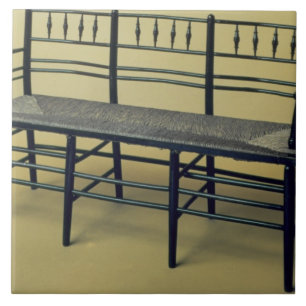 Sussex rush-seated chair (wood and rush) ceramic tile
