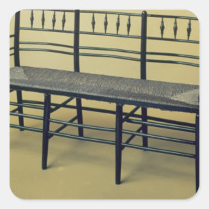 Sussex rush-seated chair (wood and rush) square sticker