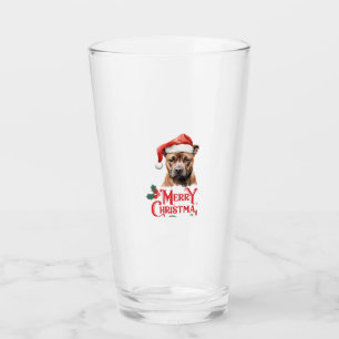 Sussex Spaniel Christmas Glass