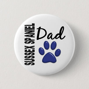 Sussex Spaniel Dad 2 6 Cm Round Badge