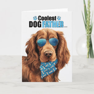 Sussex Spaniel Dog Coolest Dad Father's Day Holiday Card