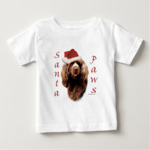 Sussex Spaniel Santa Paws Baby T-Shirt