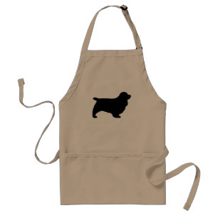 Sussex Spaniel Silhouette Standard Apron