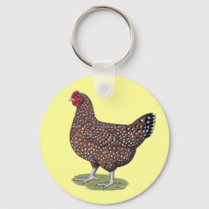 Sussex: Speckled Hen Key Ring