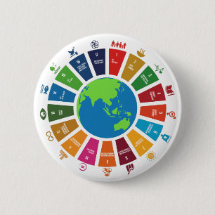 Sustainability Goals Advocacy Community Action 6 Cm Round Badge