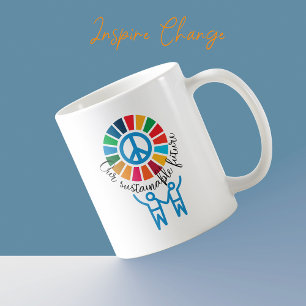 Sustainability Goals EcoFriendly Motivational Gift Coffee Mug