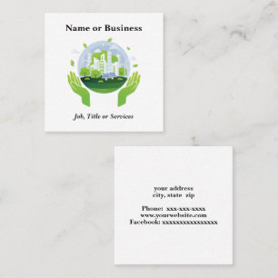 Sustainability Square Business Card