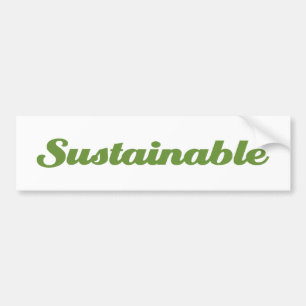 Sustainable Bumper Sticker