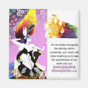 Sustainable Connection Magnet, Rebecca Tedder Magnet