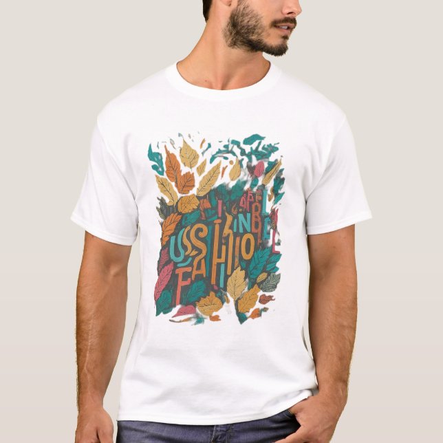 Sustainable Fashion T-Shirt (Front)