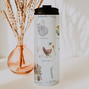 Sustainable Lifestyle Eco Guide   Zero Waste Thermal Tumbler