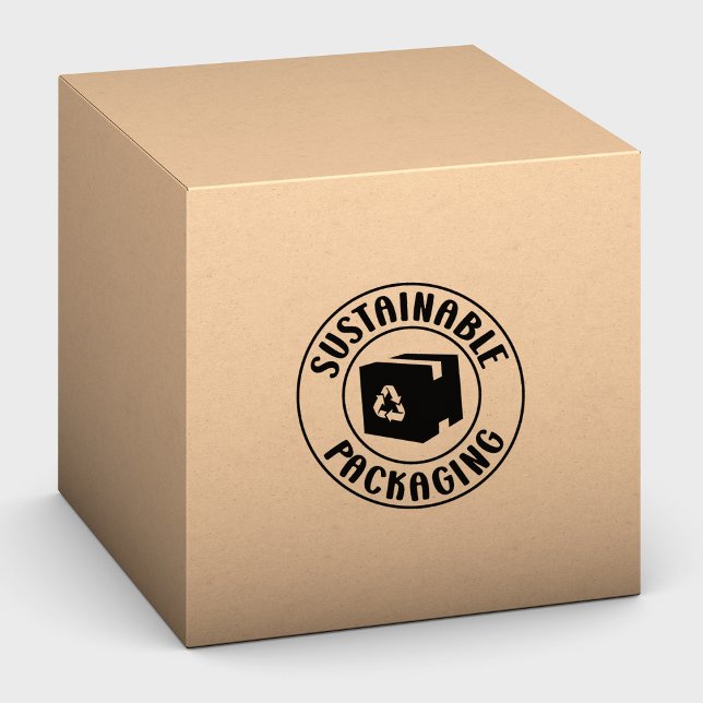 Sustainable Packaging, Small Business  Rubber Stamp (Creator Uploaded)