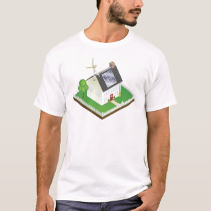 Sustainable renewable energy house T-Shirt