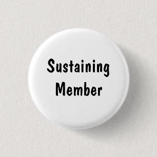 Sustaining Member 3 Cm Round Badge