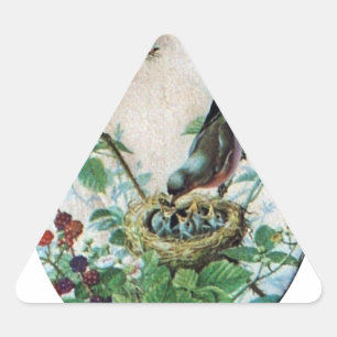 Sustaining the Flock: Capturing Nurturing Parental Triangle Sticker