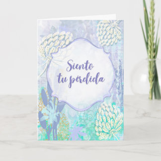 Susurro de Flores – Tarjeta de condolencias Card