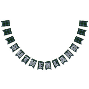 Sutherland District Tartan Bunting