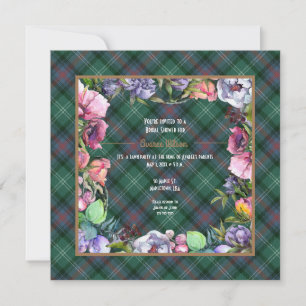 Sutherland Old Ancient and Flowers Shower Invitation