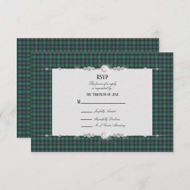 Sutherland Scottish Tartan RSVP (Front/Back)
