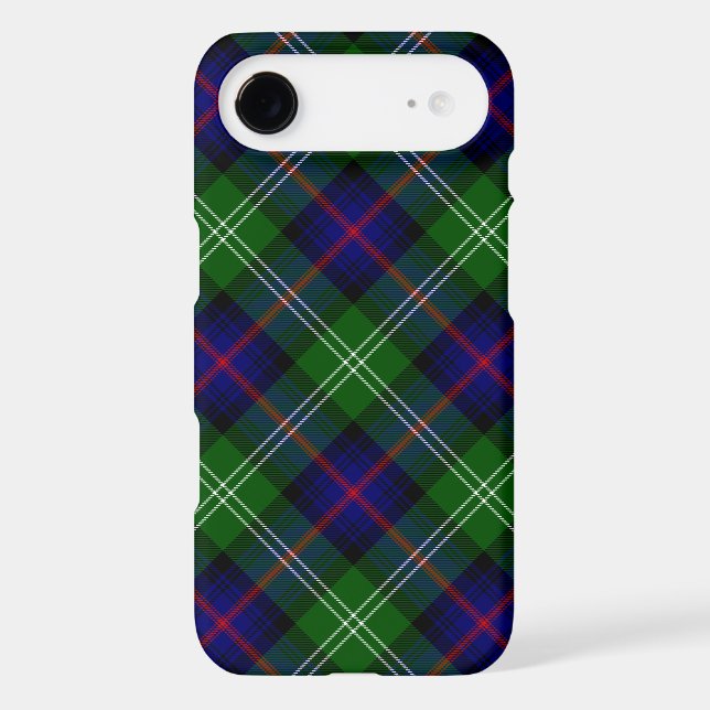 Sutherland tartan blue green plaid Case-Mate iPhone case (Back)