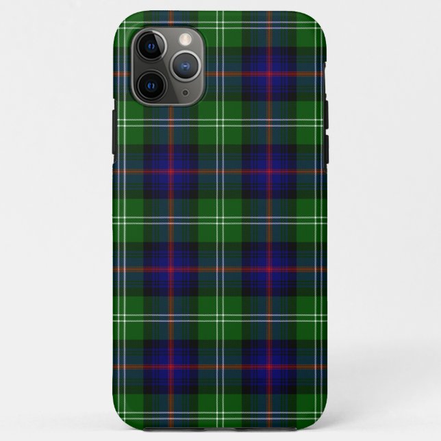 Sutherland tartan blue green plaid Case-Mate iPhone case (Back)