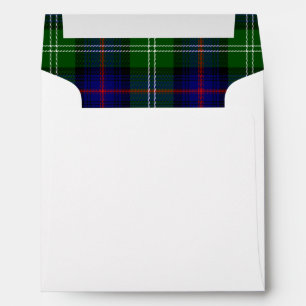 Sutherland tartan blue green plaid envelopes