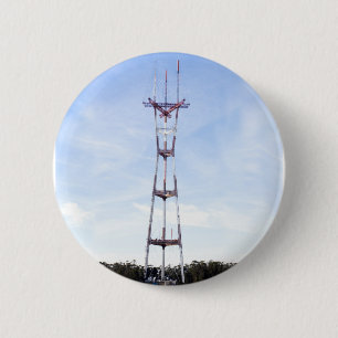 Sutro Tower 6 Cm Round Badge