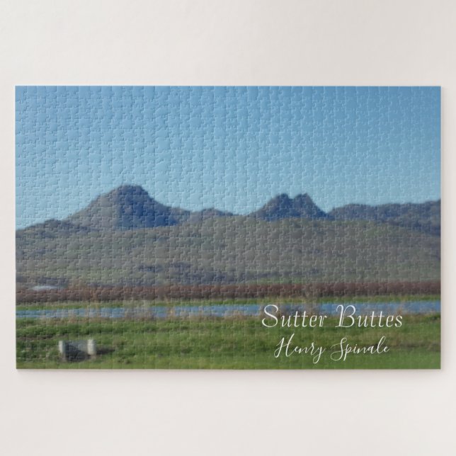 Sutter Buttes Mountain Range Jigsaw Puzzle (Horizontal)